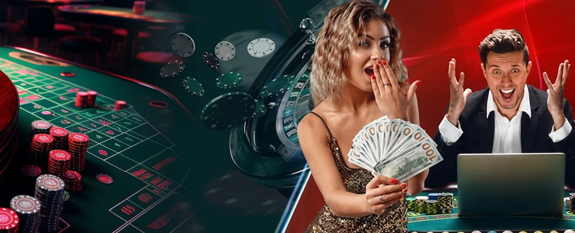Dynamic image showcasing Okbet's vibrant online casino and sports betting platform in the Philippines, with golden accents and engaging game elements.